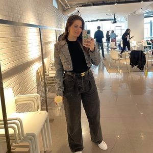 CROPPED TEXTURED ZARA JACKET